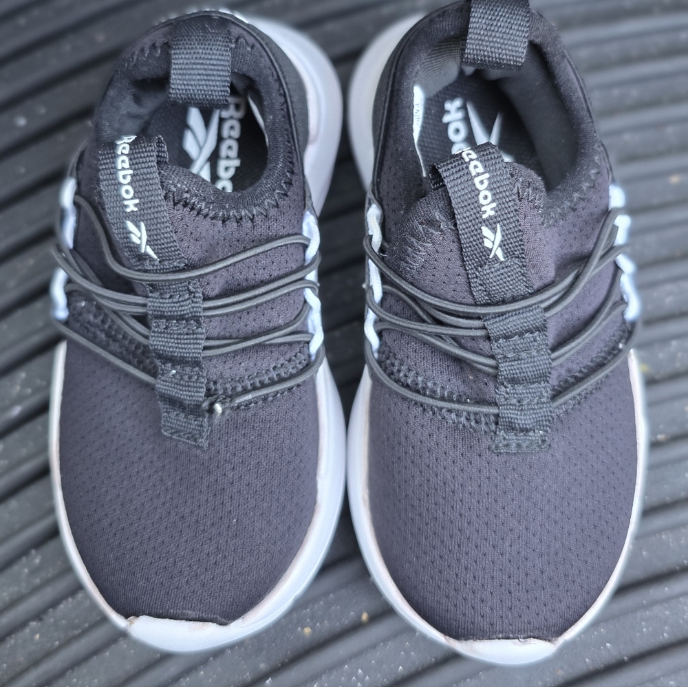 Reebok Kids Black and White Sneakers